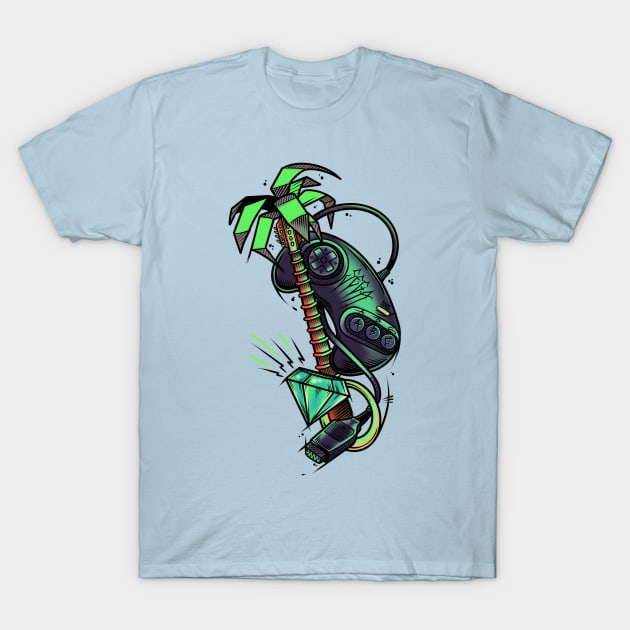 Mega Controller T-Shirt by Scottconnick